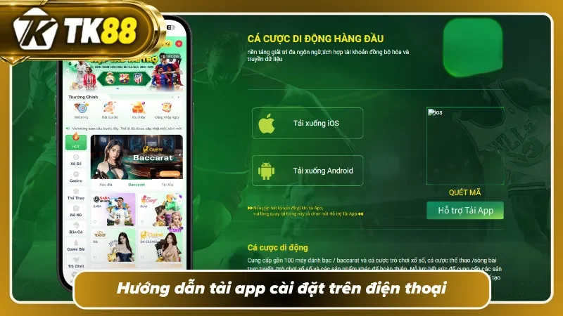 Các bước thiết lập tải app TK88 đã được tối giản hóa 